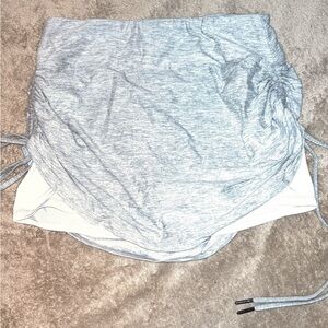 Kyodan Heather Gray Skirt with Drawstrings